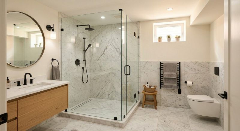 Basement Bathroom Remodeling in Stamford, CT