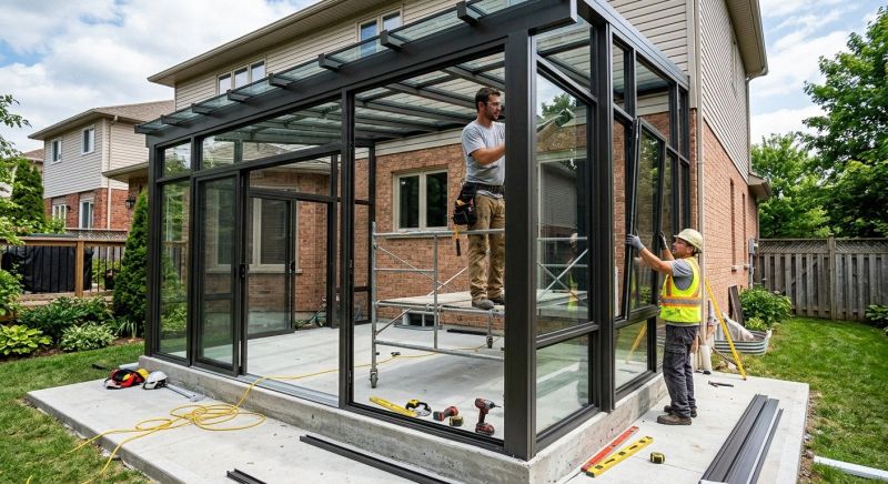 Conservatory Installation in Longmont, CO