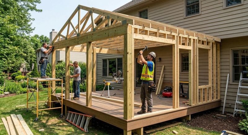 Deck Enclosure Construction in Knoxville, TN