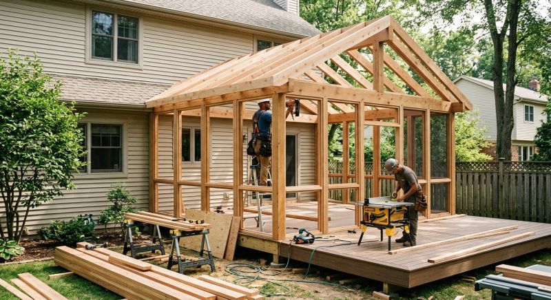 Deck Enclosure Construction in Longmont, CO