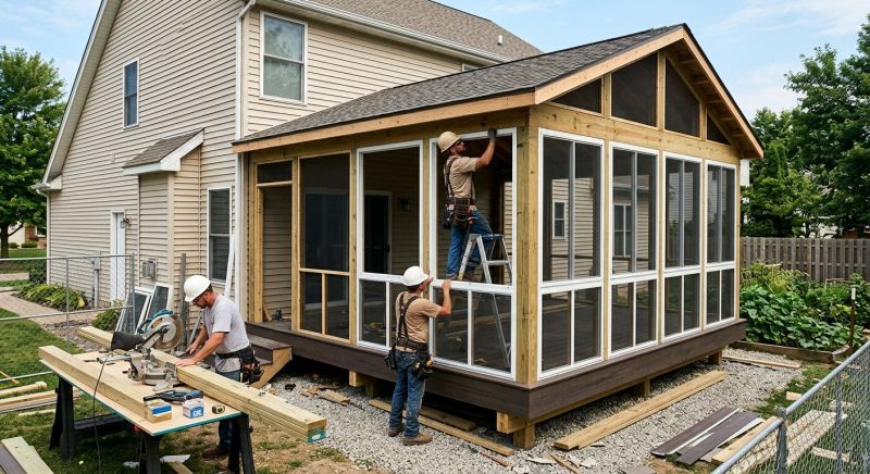 Deck Enclosure Construction in Longmont, CO
