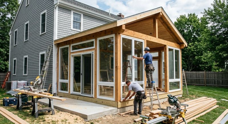 Enclosed Porch Construction in Asheville, NC