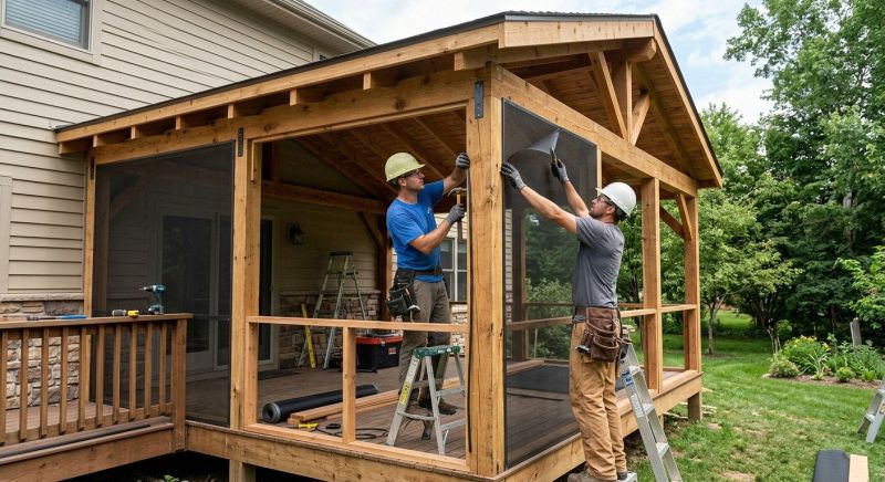 Enclosed Porch Installation in Boulder, CO