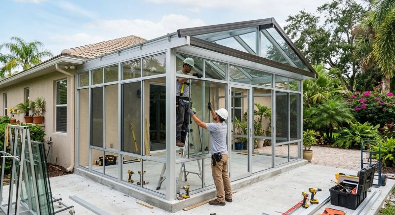 Florida Room Installation in Charlotte, NC