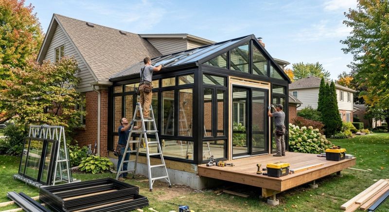 Four Season Room Installation in Cincinnati, OH