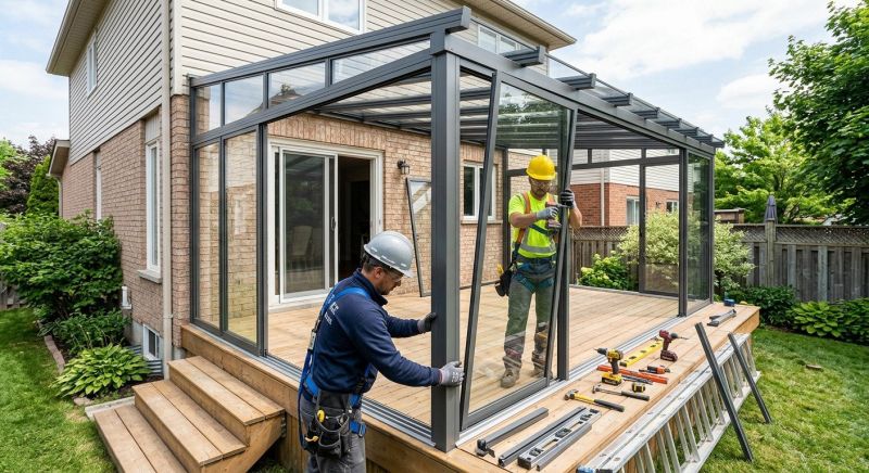 Lanai Enclosure Installation in Seattle, WA