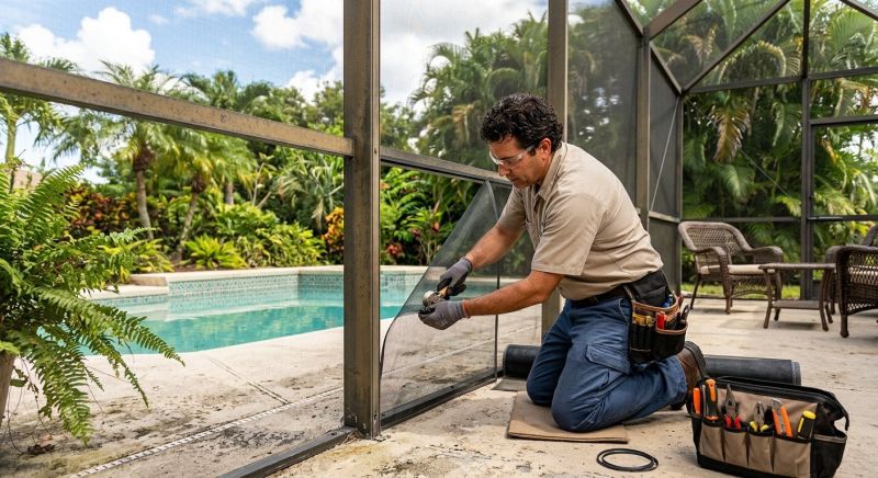 Lanai Enclosure Repair in Dallas, TX