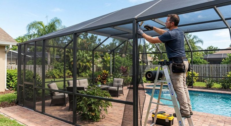 Lanai Enclosure Repair in Dallas, TX