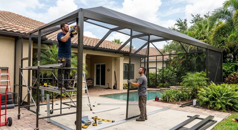 Lanai Installation in Dallas, TX