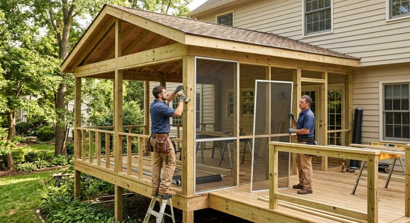 Porch Enclosure Installation in Cincinnati, OH
