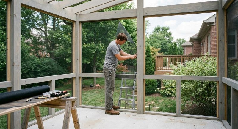 Screened In Porch Installation in Cincinnati, OH