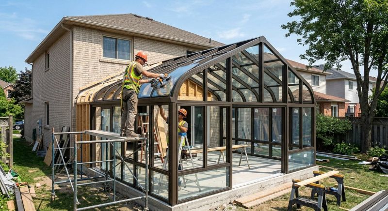 Solarium Installation in Asheville, NC